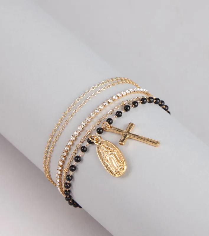 Charmed Up Layered Bracelet Set sold by Windsor