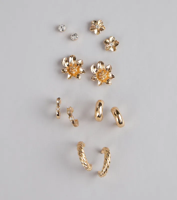 Whimsical Flair Six-Pack Earrings Set sold by Windsor