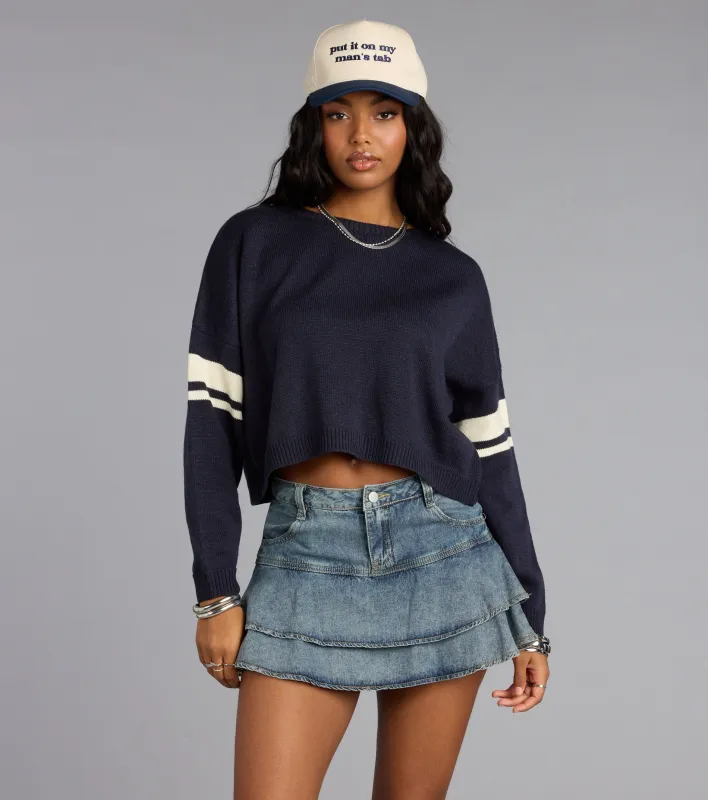 Everyday Cute Striped Long Sleeve Sweater sold by Windsor