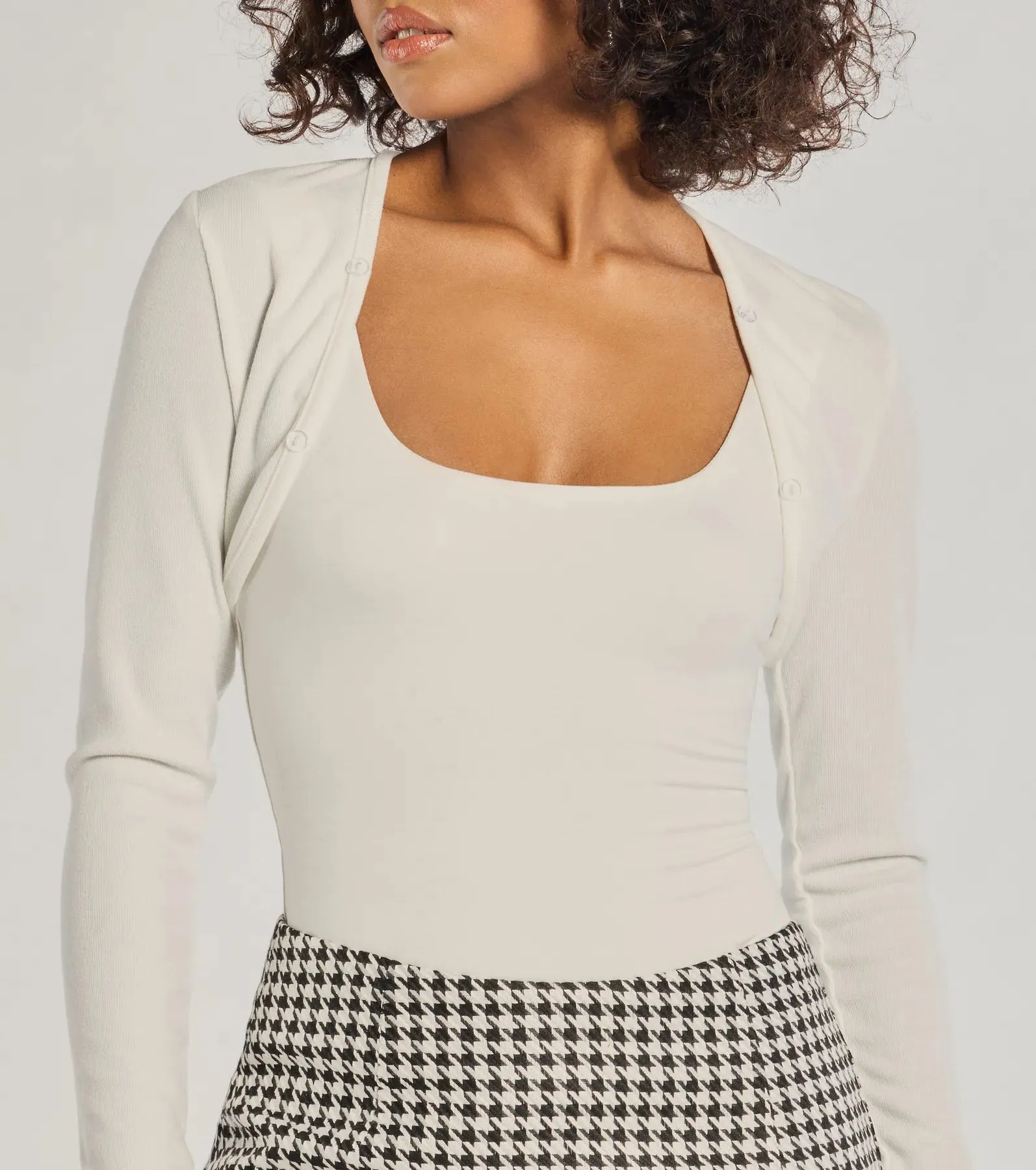 Exclusive Chic Removable Faux Fur Long Sleeve Bolero sold by Windsor product image thumbnail 5