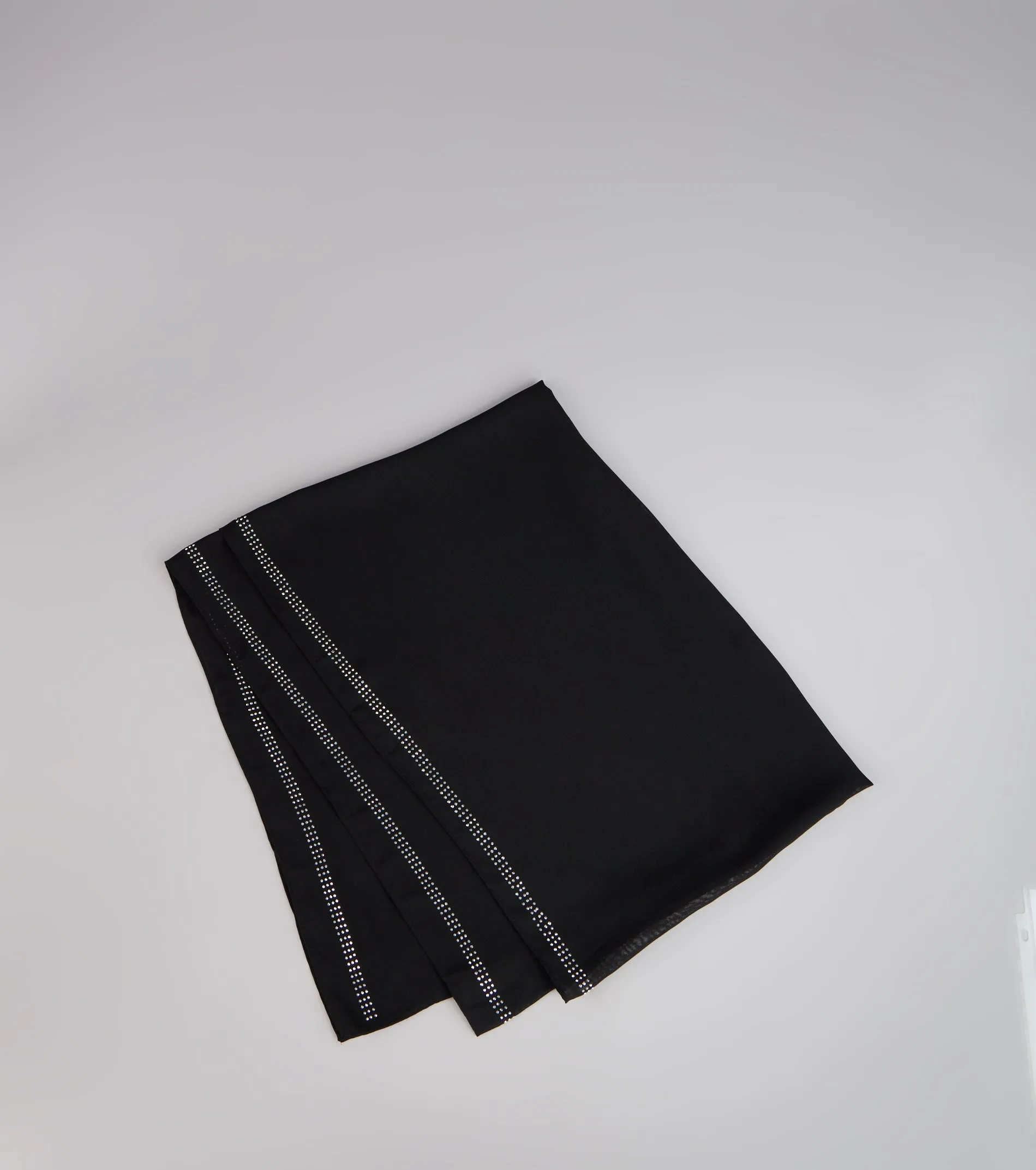 Starry Night Rhinestone Trim Scarf sold by Windsor product image thumbnail 3