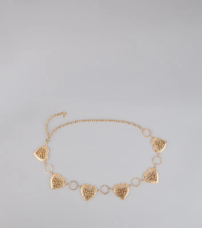 Heart to Heart Chain Belt sold by Windsor