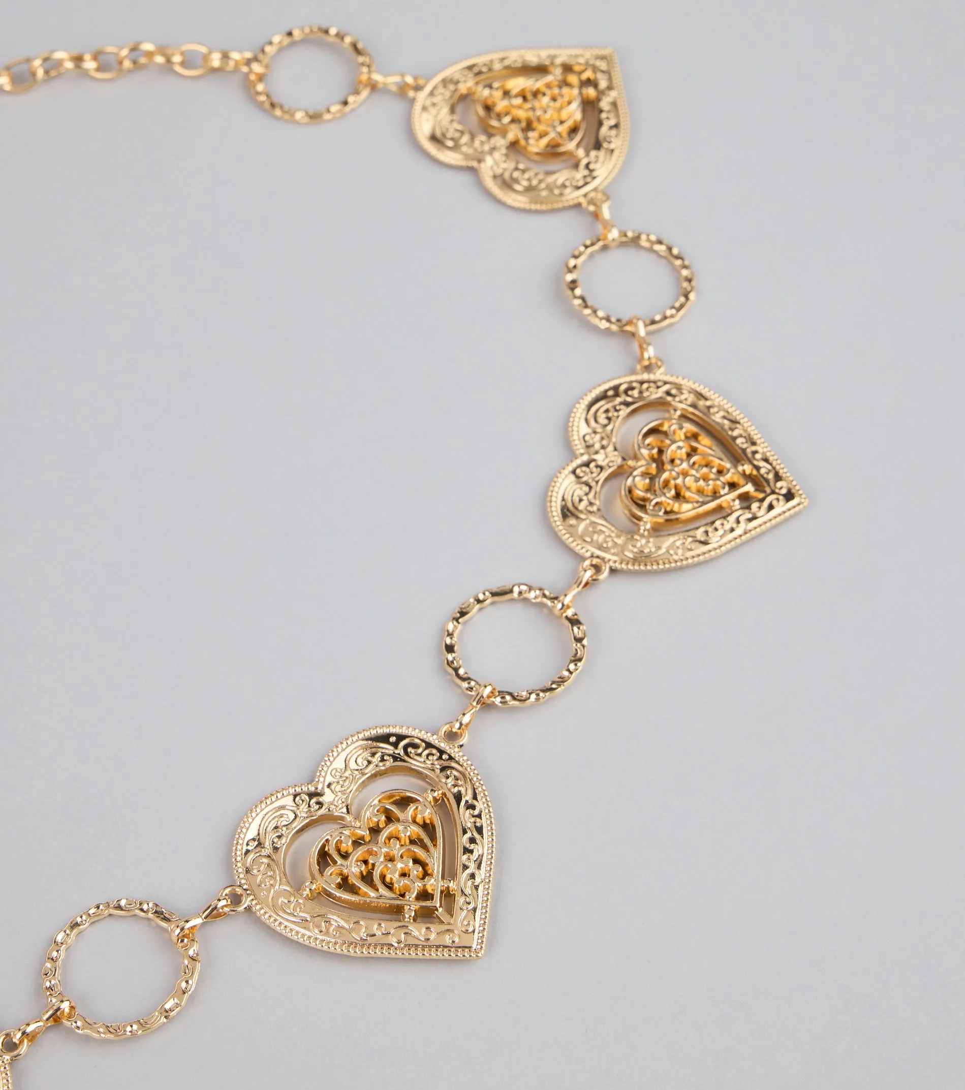 Heart to Heart Chain Belt sold by Windsor product image thumbnail 2