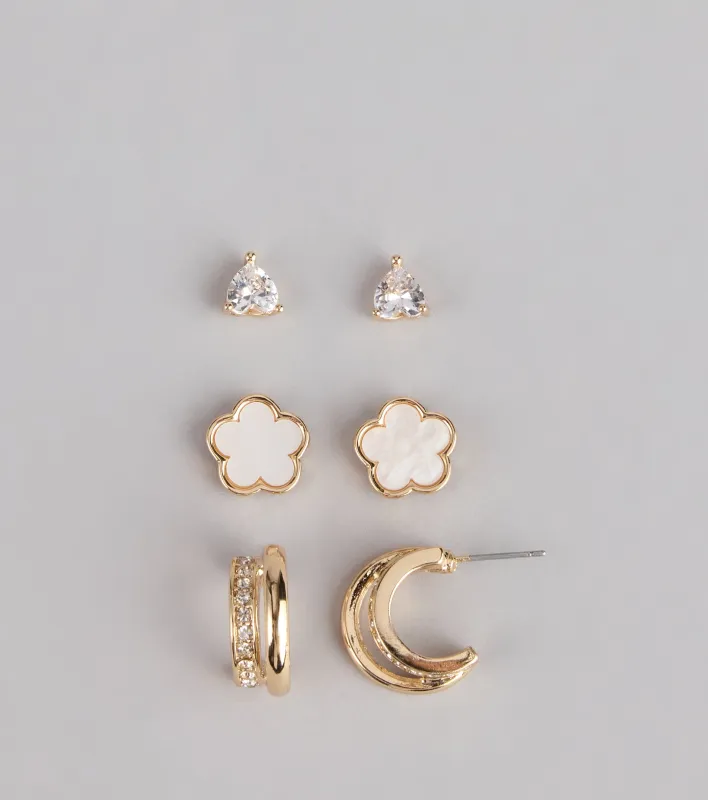 All the Sweet Things Earrings Pack sold by Windsor