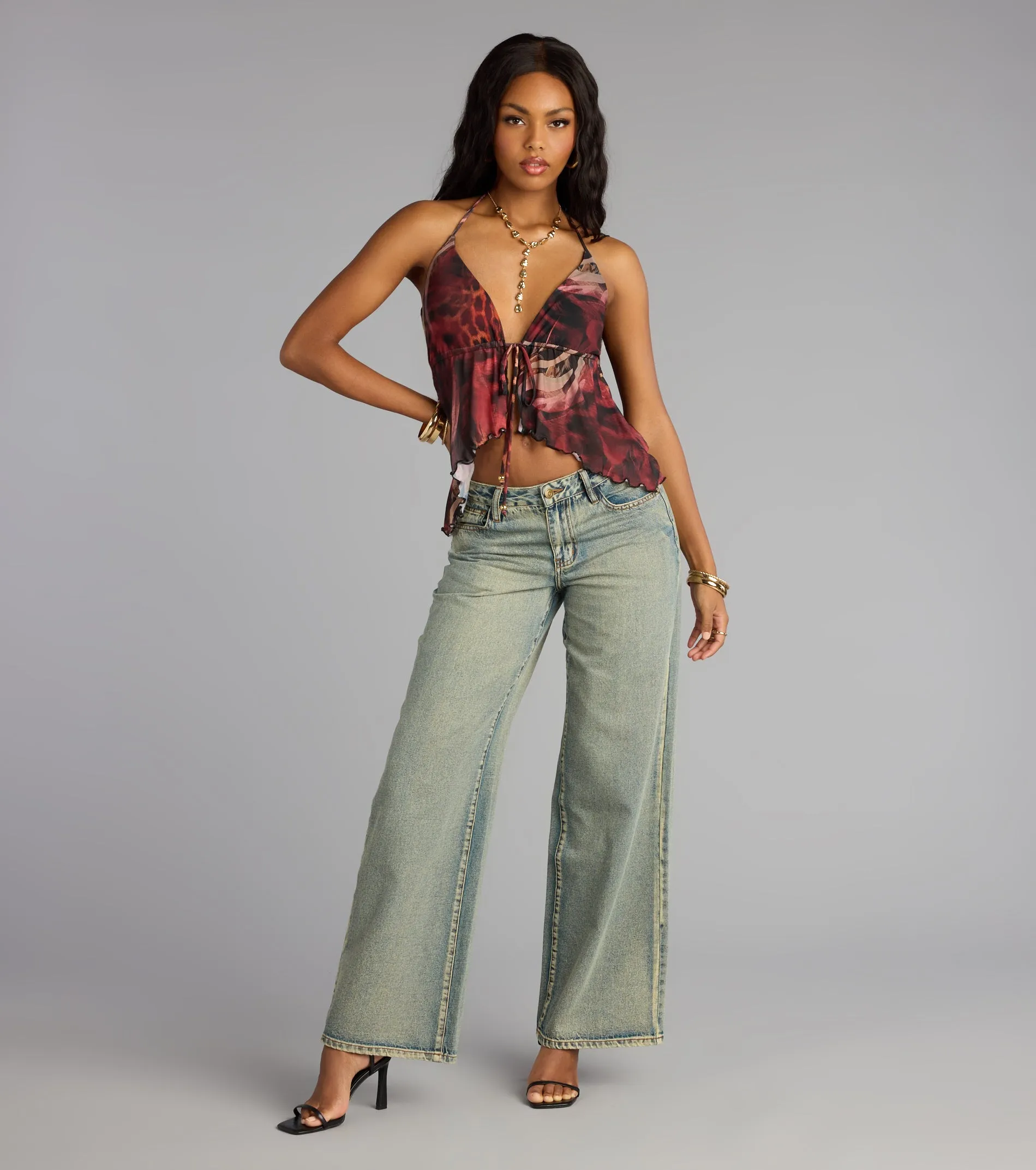 Wildly Iconic Animal Print Crop Top sold by Windsor product image thumbnail 3