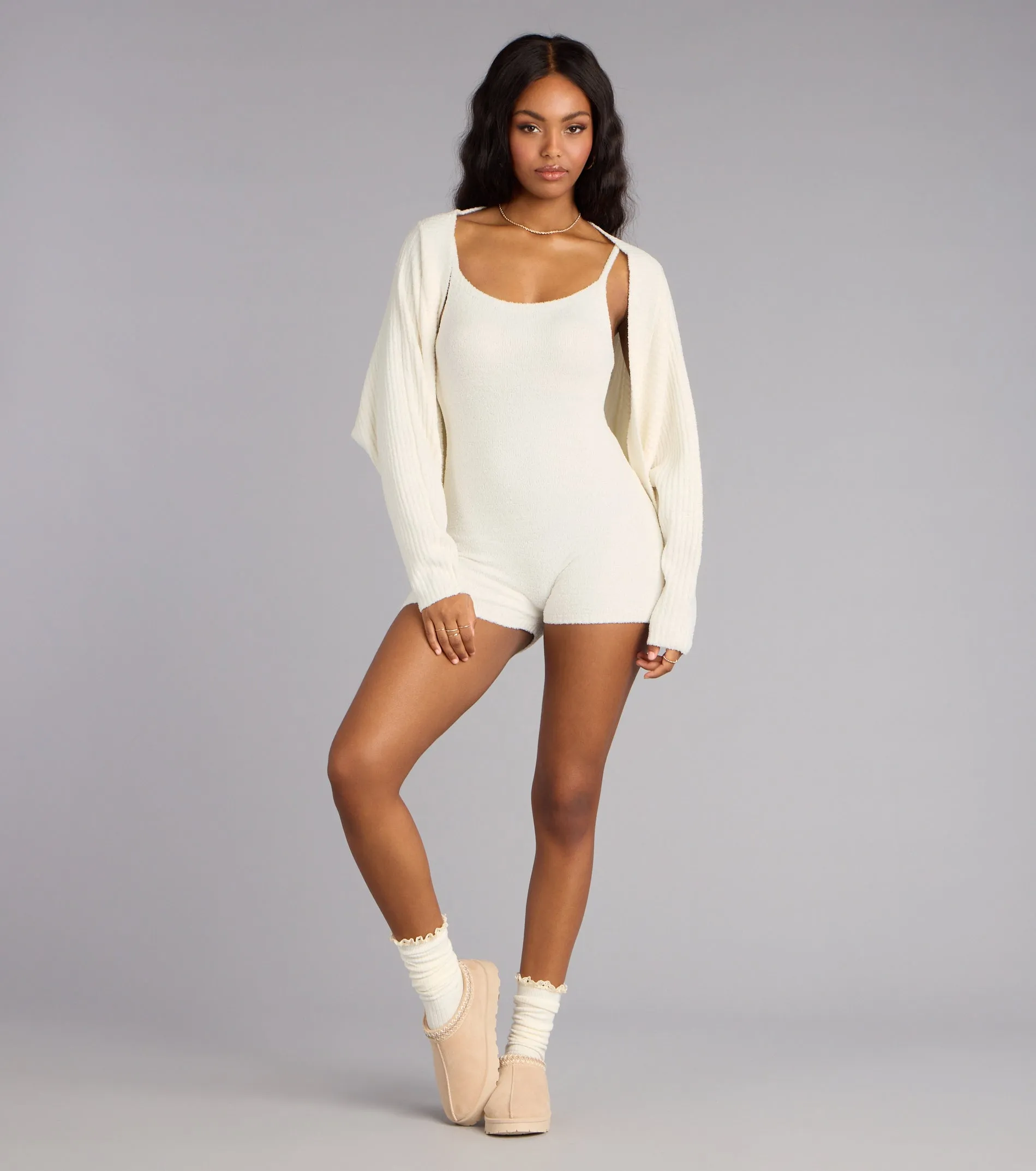 Fall Mornings Chenille Knit Cardigan sold by Windsor