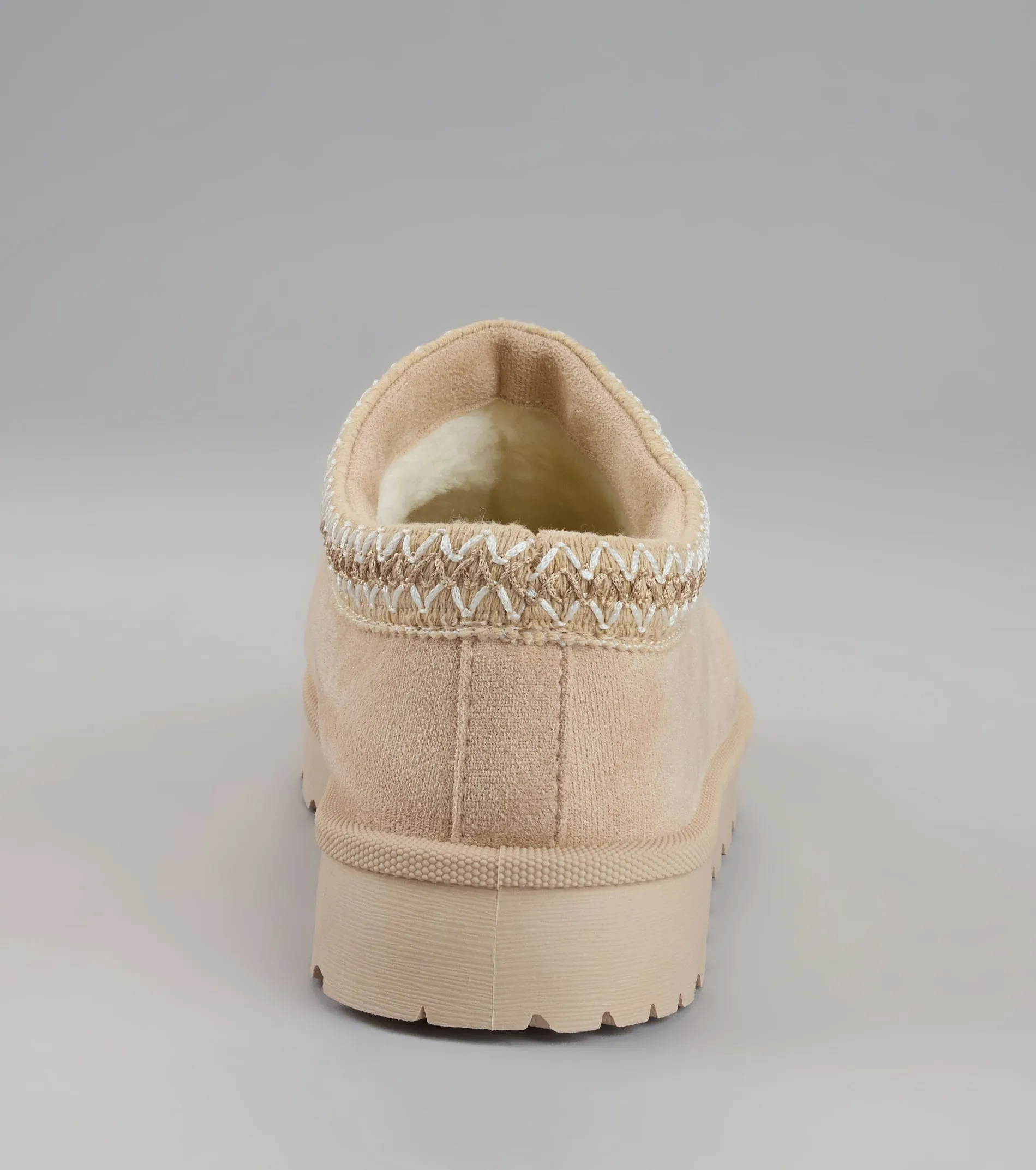 Cozy Status Faux Suede Platform Slippers sold by Windsor product image thumbnail 5