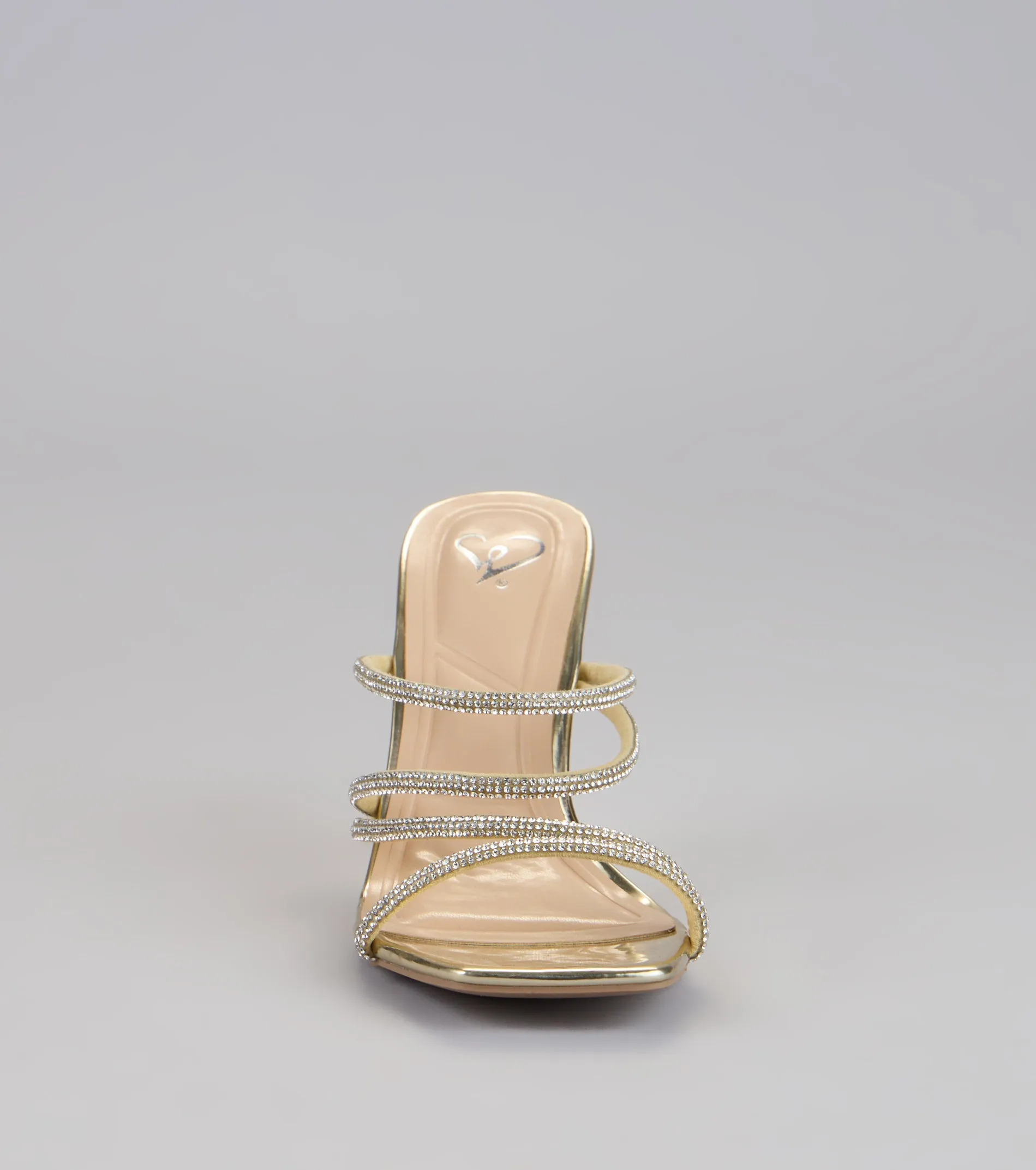 All That Glitters Rhinestone Mules sold by Windsor product image thumbnail 3