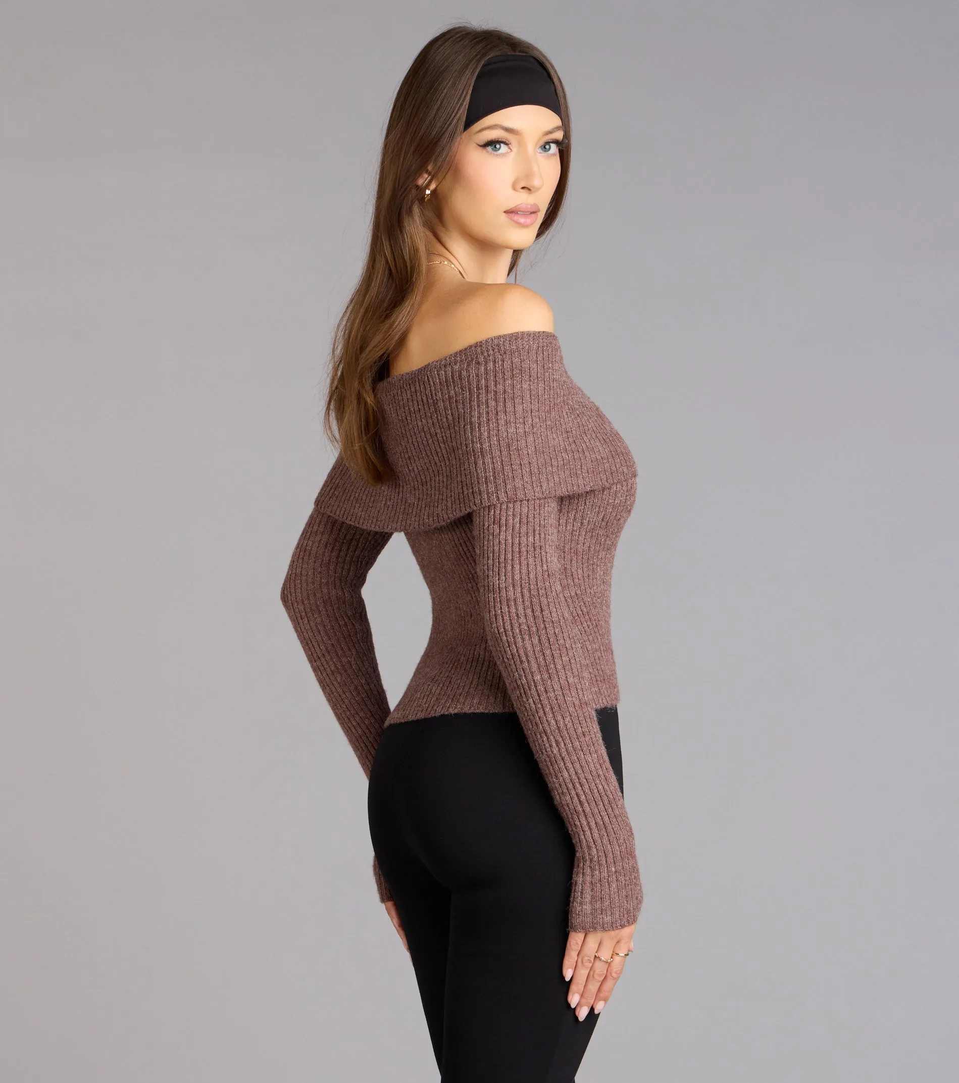 Autumn Muse Off-The-Shoulder Sweater sold by Windsor product image thumbnail 3