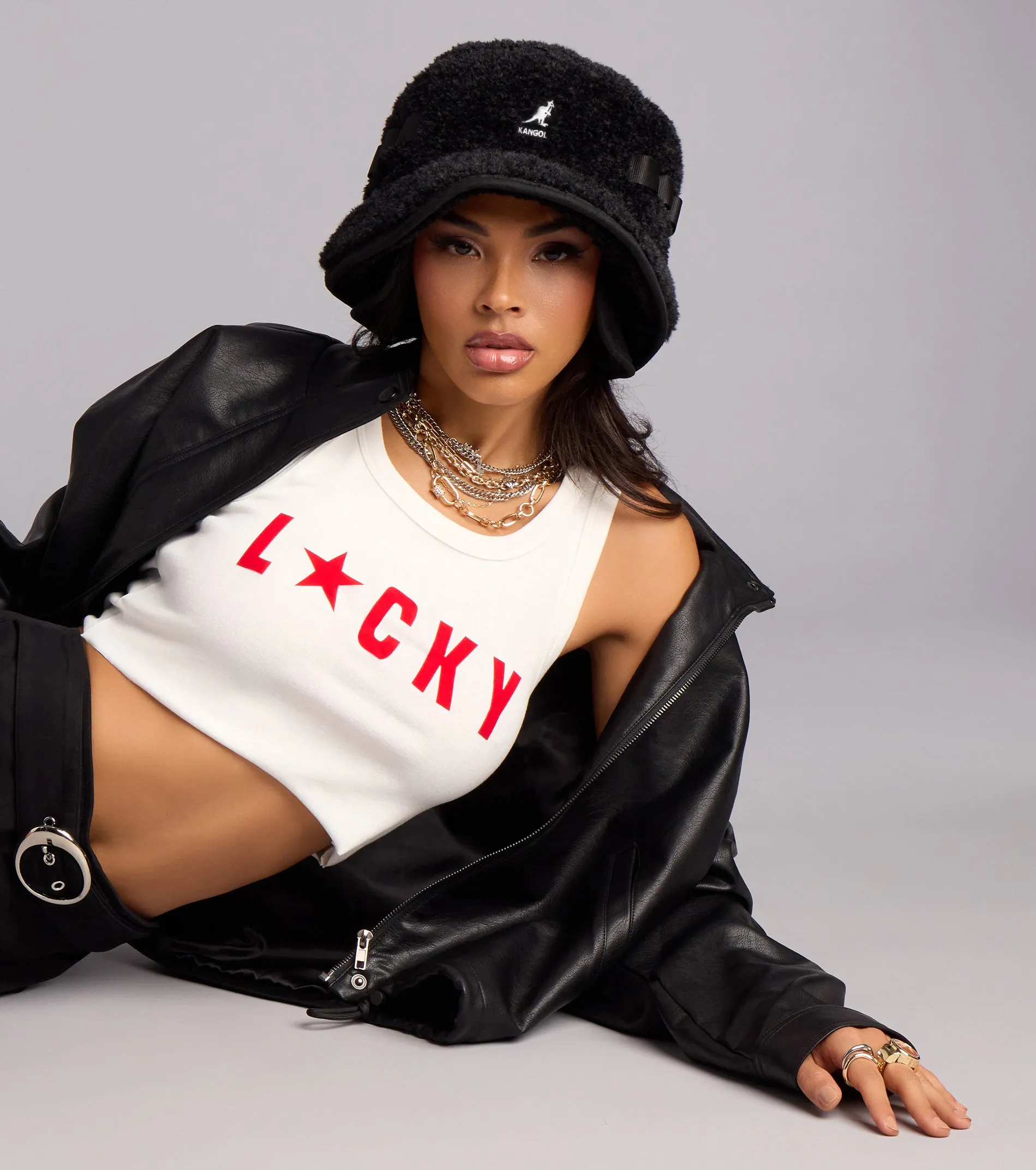 Kangol Faux Fur Shearling Bucket Hat sold by Windsor product image thumbnail 5