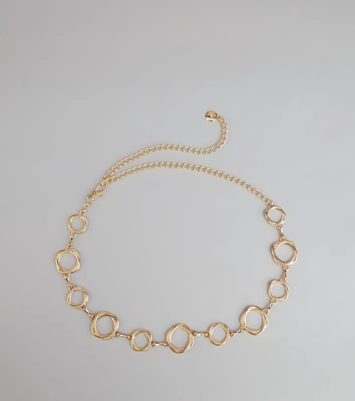 Loop It In Circle Chain Belt sold by Windsor