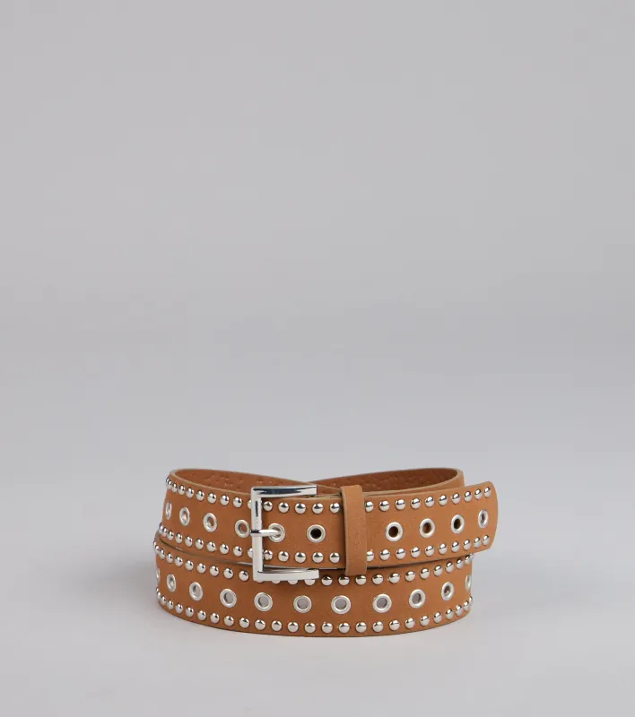 Dose Of Attitude Faux Suede Belt sold by Windsor