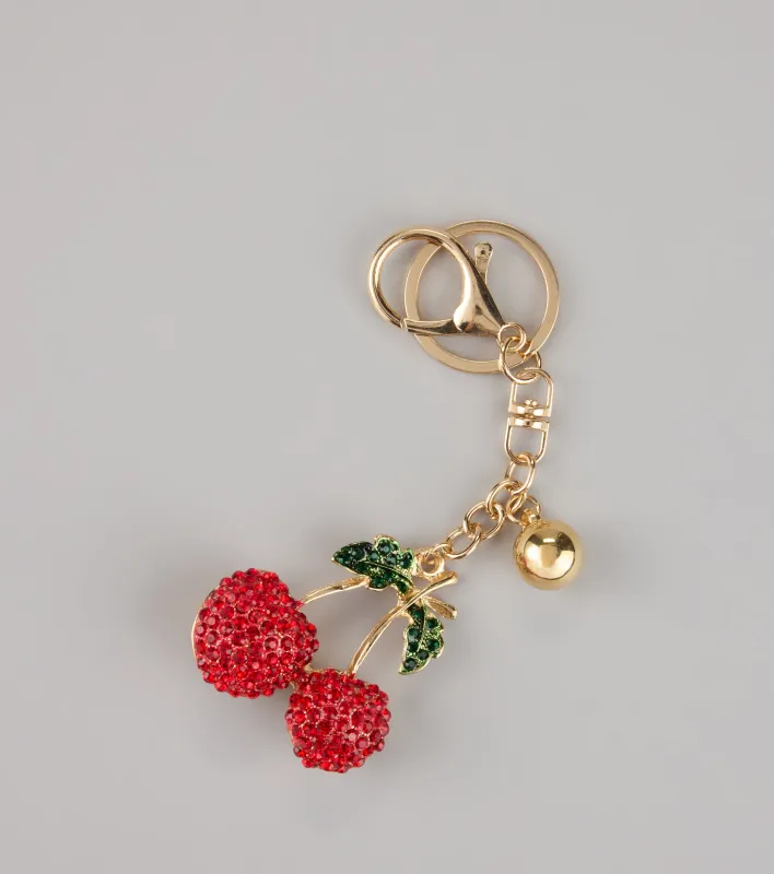 The Juicy Drop Cherry Charm Keychain sold by Windsor