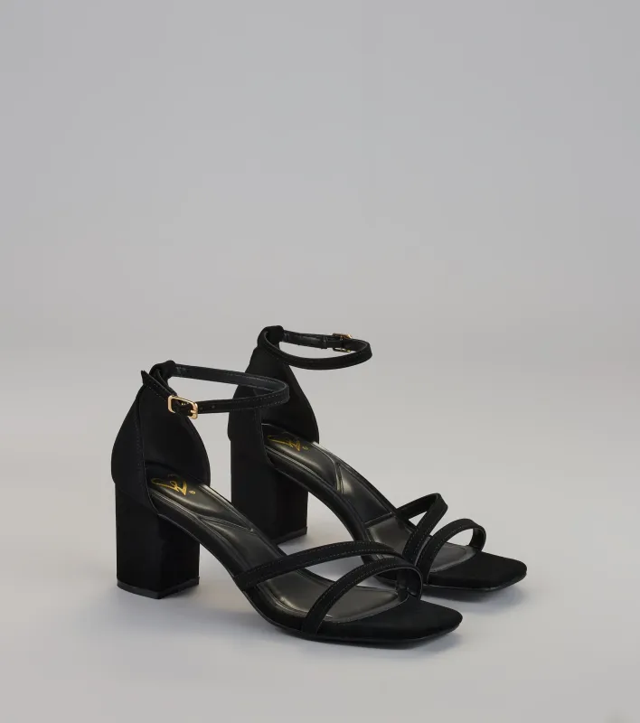 Chic Step Strappy Block Heels sold by Windsor