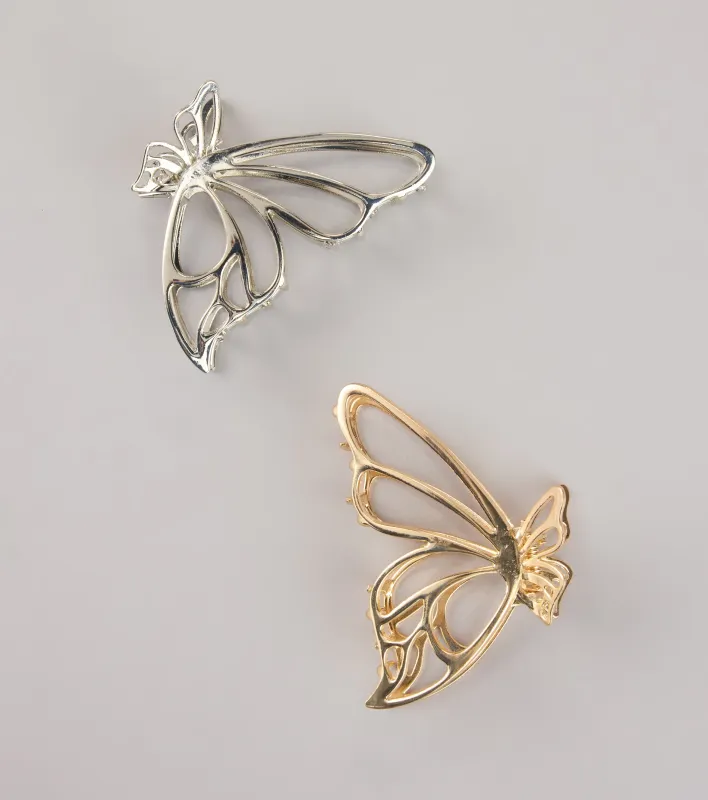 Winged Beauty Butterfly Claw Clip Duo sold by Windsor