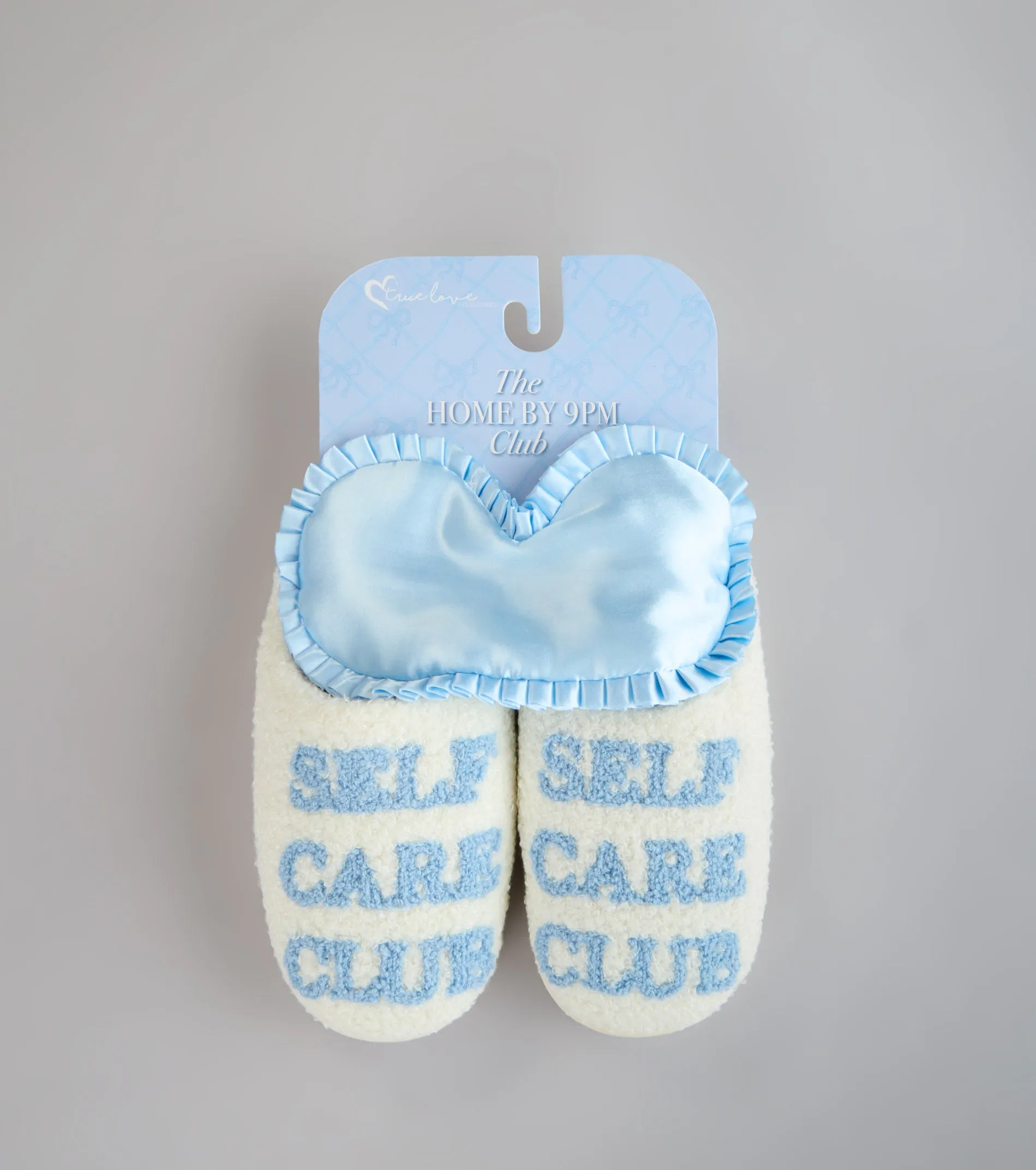 Self Care Club Sleep Mask And Slippers Set sold by Windsor