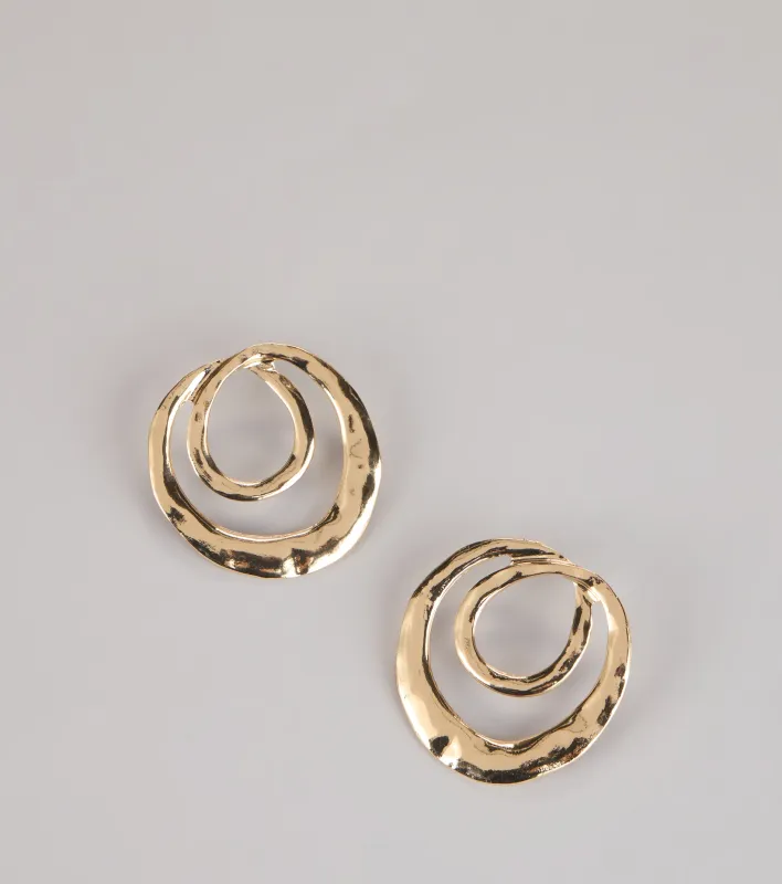 Double Take Statement Hoop Earrings sold by Windsor