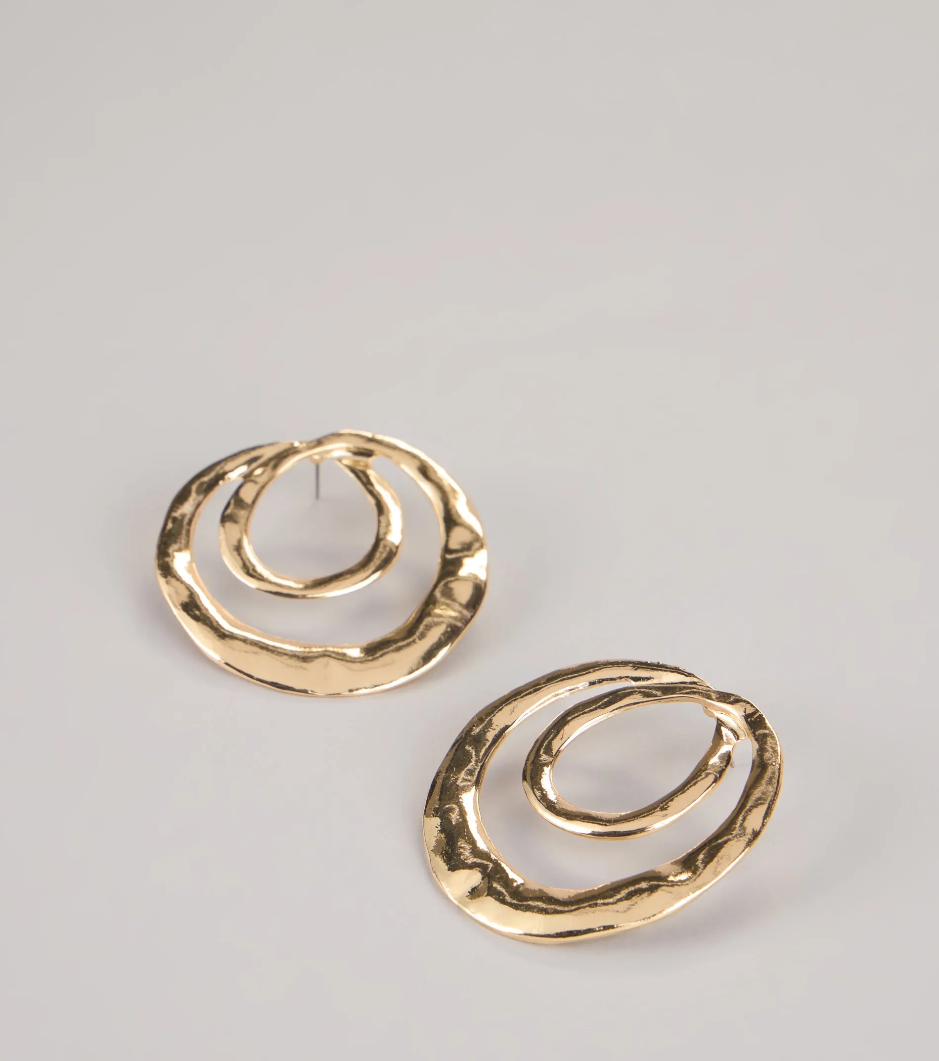 Double Take Statement Hoop Earrings sold by Windsor product image thumbnail 3