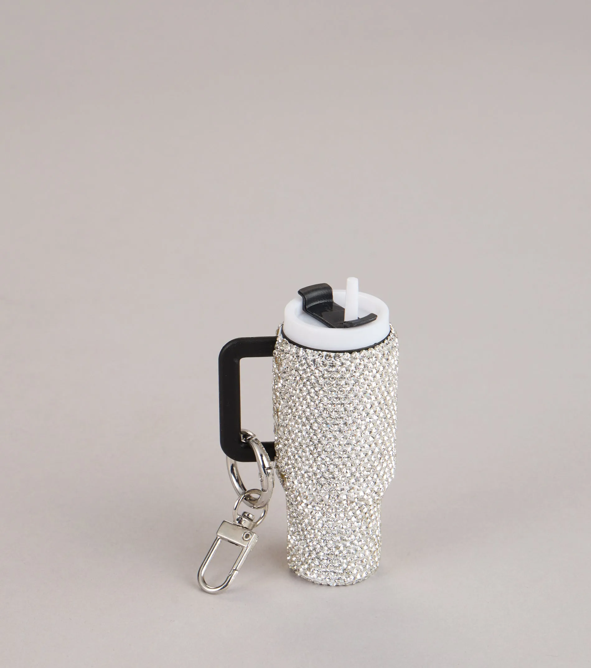 Glow Mode Rhinestone Hydro Cup Keychain sold by Windsor