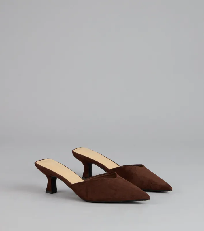 Chic Steps Pointed Toe Pumps sold by Windsor