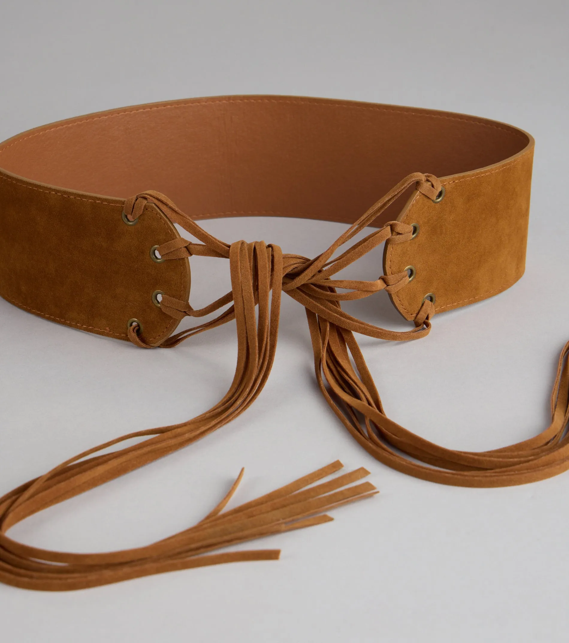 Belt It Babe Faux Suede Tie Belt sold by Windsor product image thumbnail 4