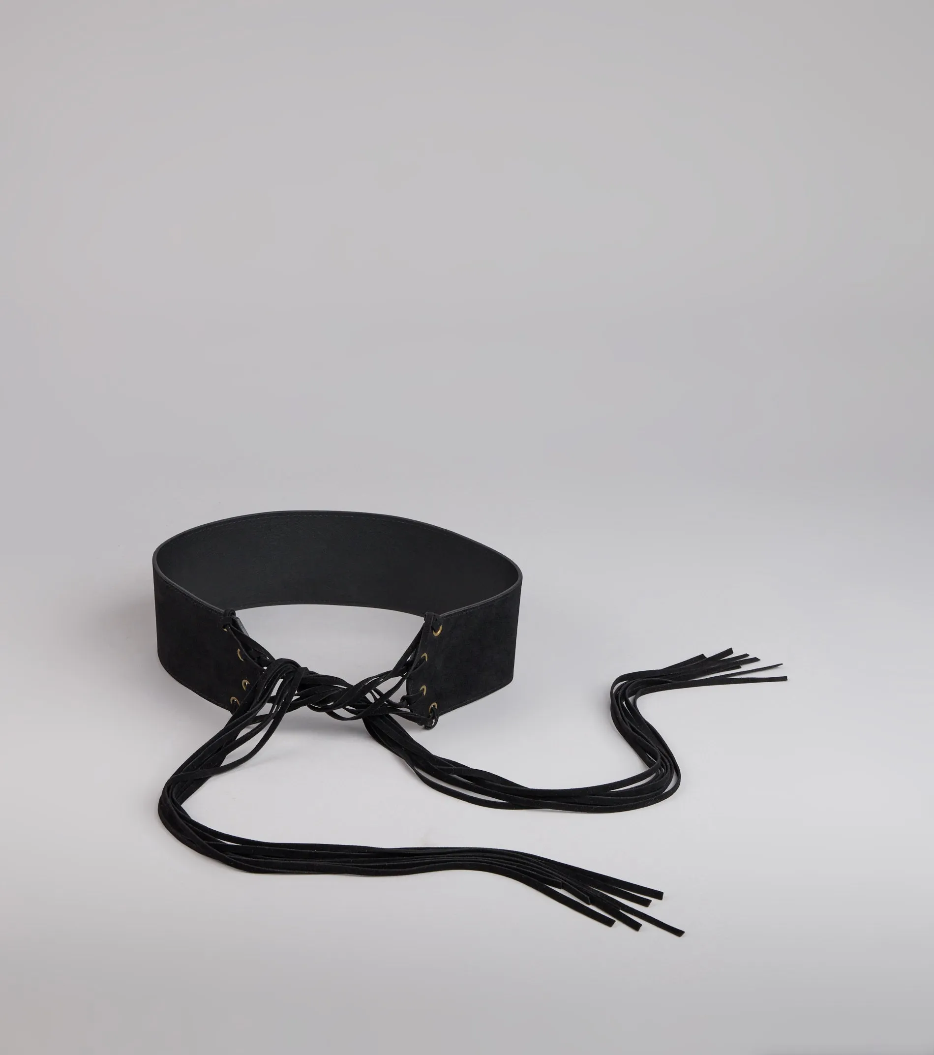 Belt It Babe Faux Suede Tie Belt sold by Windsor