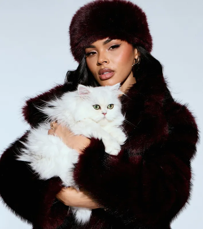 Snow Kissed Faux Fur Headband Wrap sold by Windsor