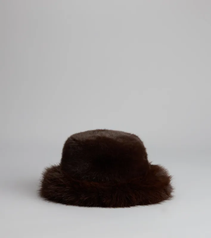 Winter Crush Faux Fur Bucket Hat sold by Windsor