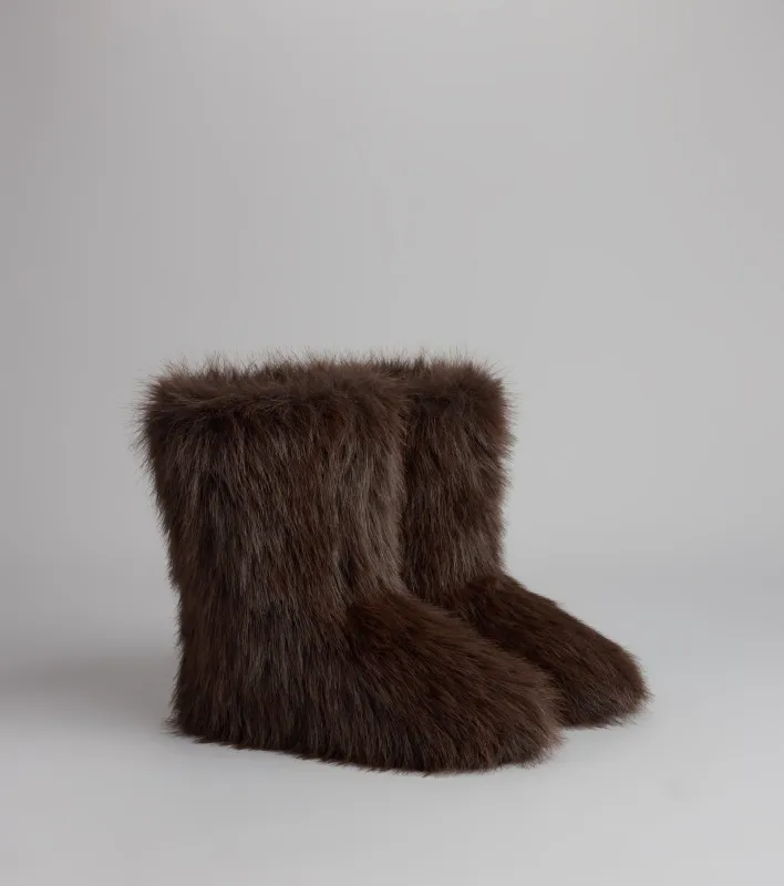 Cuffed Up Faux Fur Booties sold by Windsor