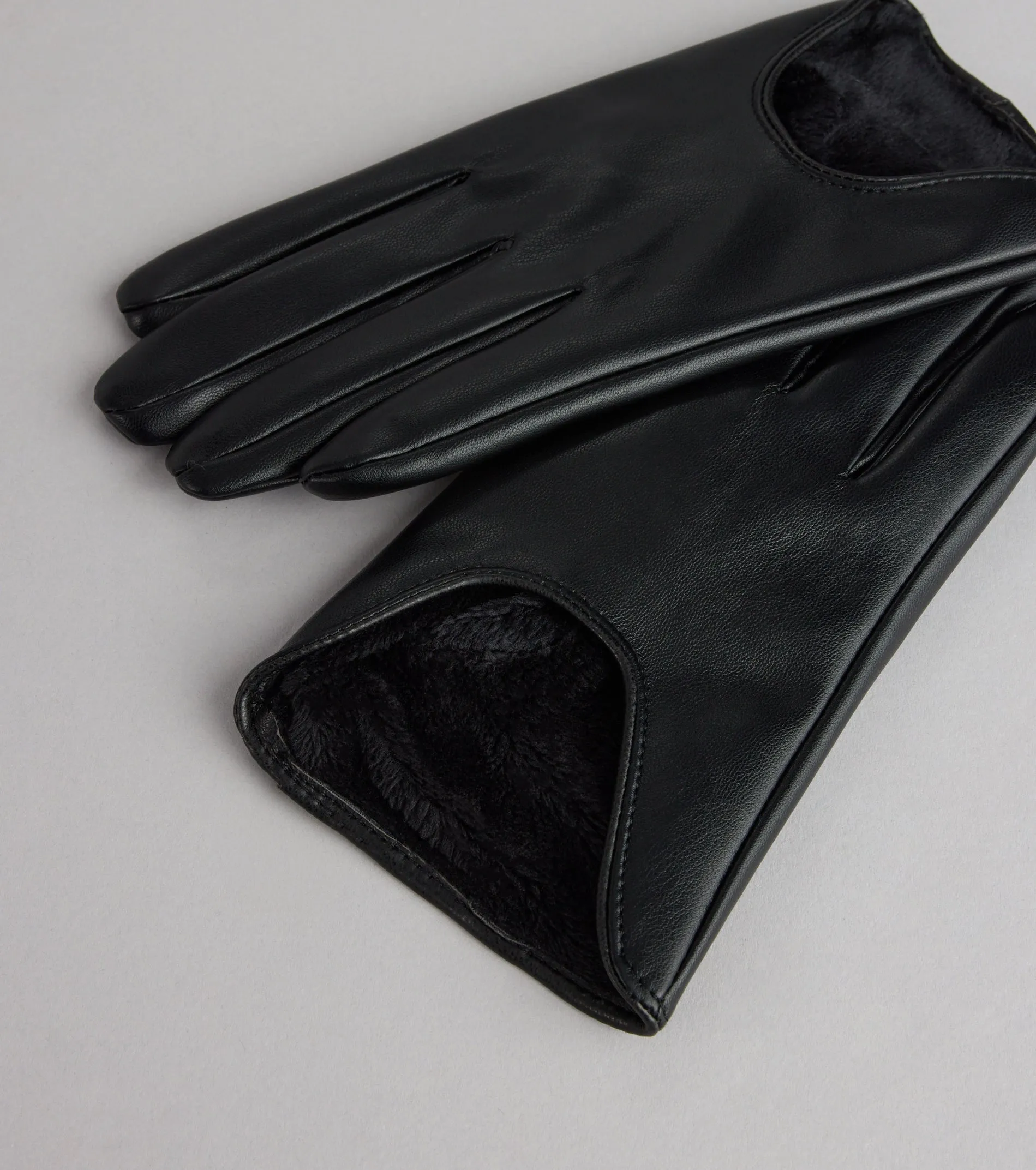 Simply Chic Faux Leather Gloves sold by Windsor product image thumbnail 2