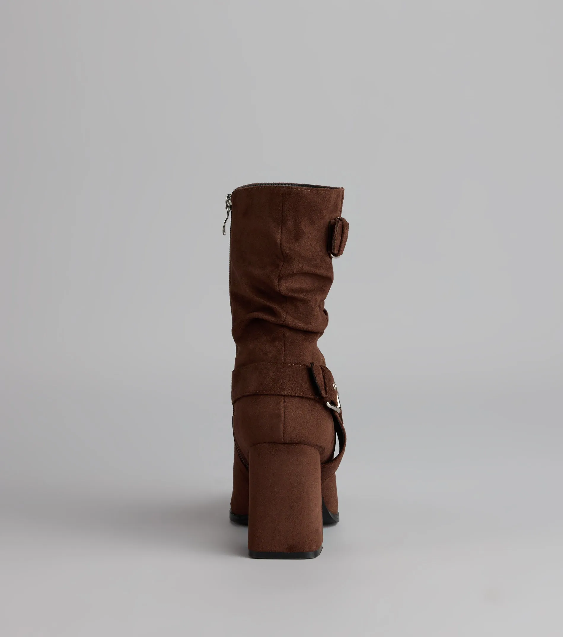 Buckle Up Faux Suede Booties sold by Windsor product image thumbnail 4