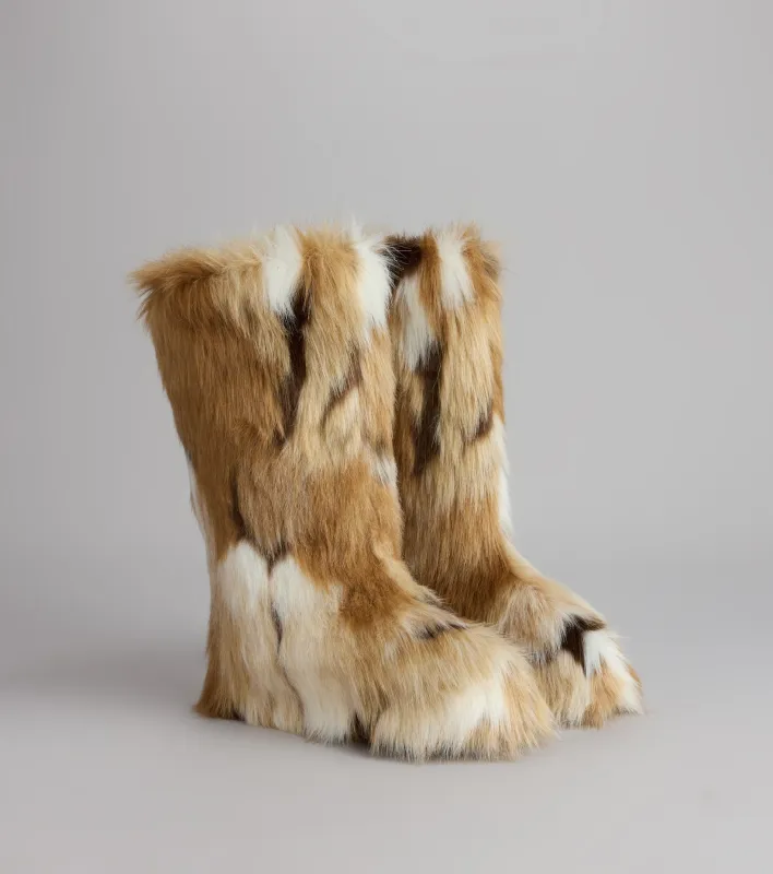 Wild Luxe Faux Fur Boots sold by Windsor