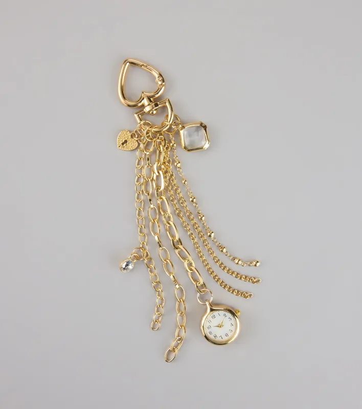 Time to Shine Charm Keychain sold by Windsor