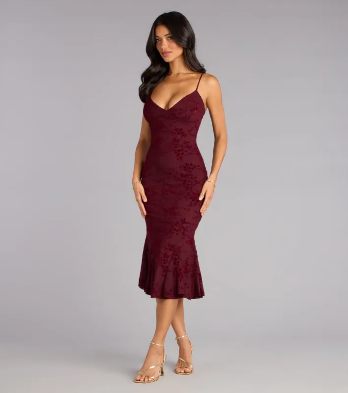 Enchanted Hour Mermaid Midi Dress sold by Windsor