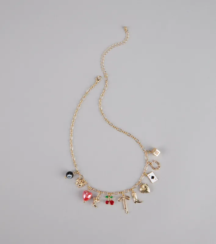 Good Vibes Only Charm Necklace sold by Windsor