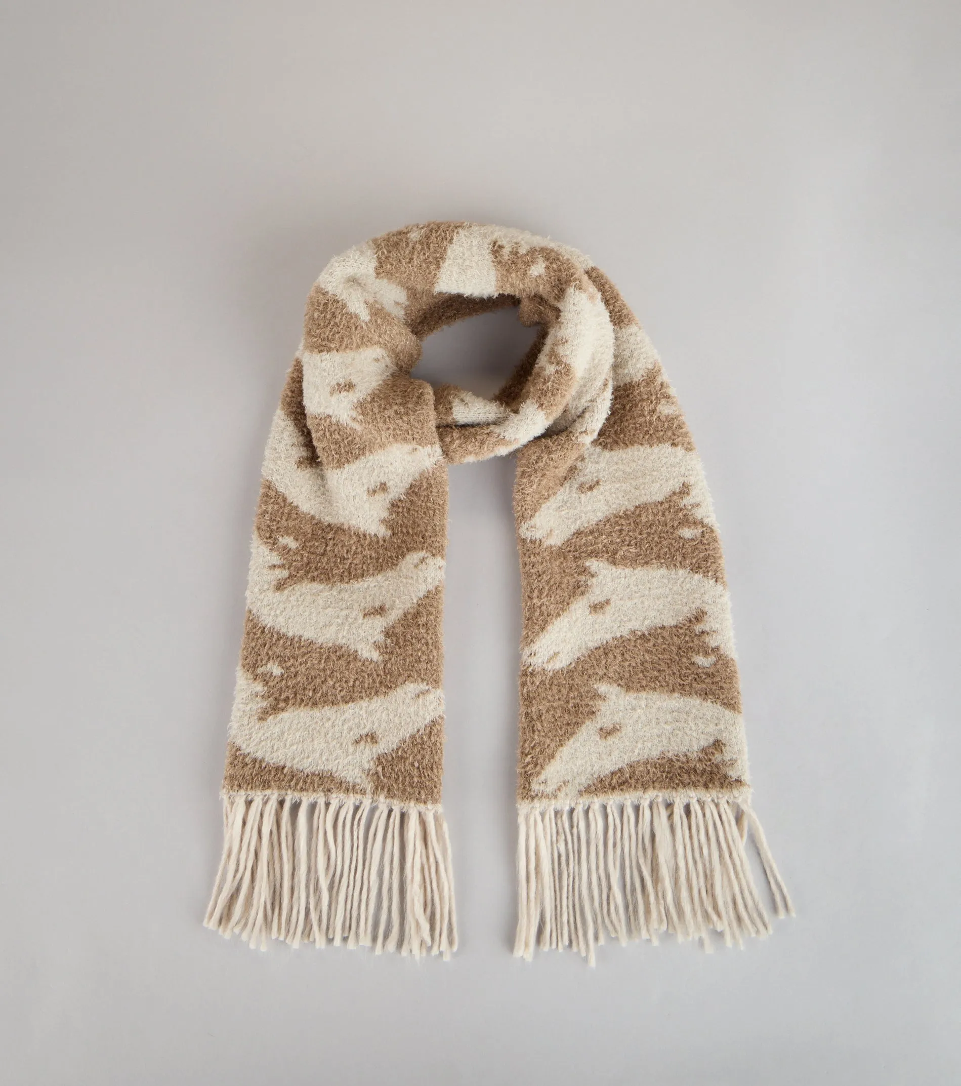 Saddle Style Fringe Scarf sold by Windsor