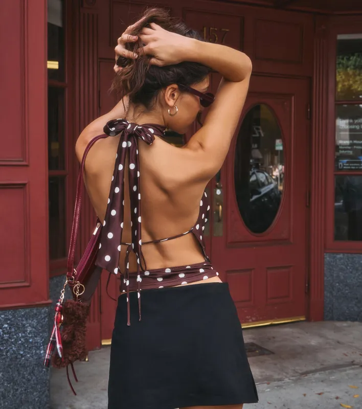 City Flirt Polka Dot Halter Top sold by Windsor