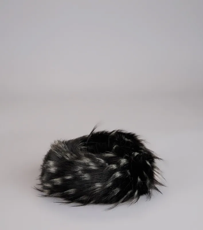 Frosted Luxe Faux Fur Headband sold by Windsor