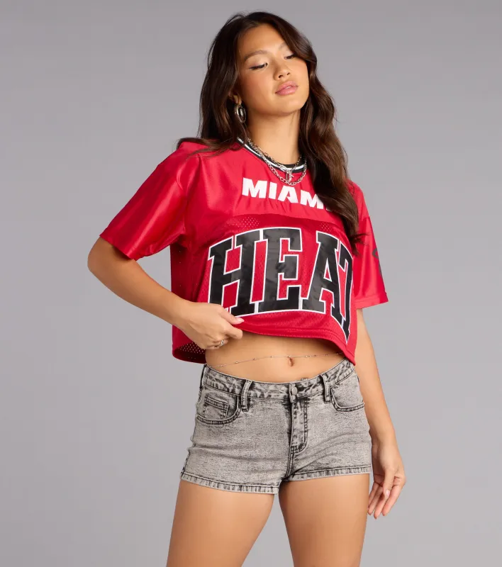 Ultra Game NBA Miami Heat Crop Top sold by Windsor