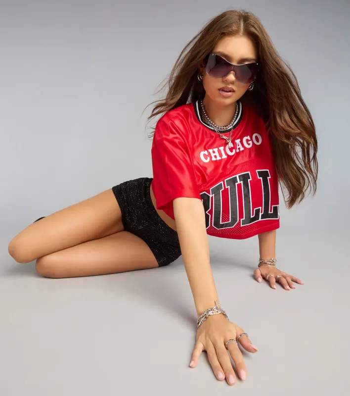 Ultra Game NBA Chicago Bulls Crop Top sold by Windsor