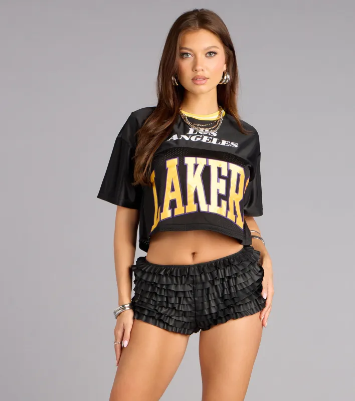 Ultra Game NBA Los Angeles Lakers Crop Top sold by Windsor