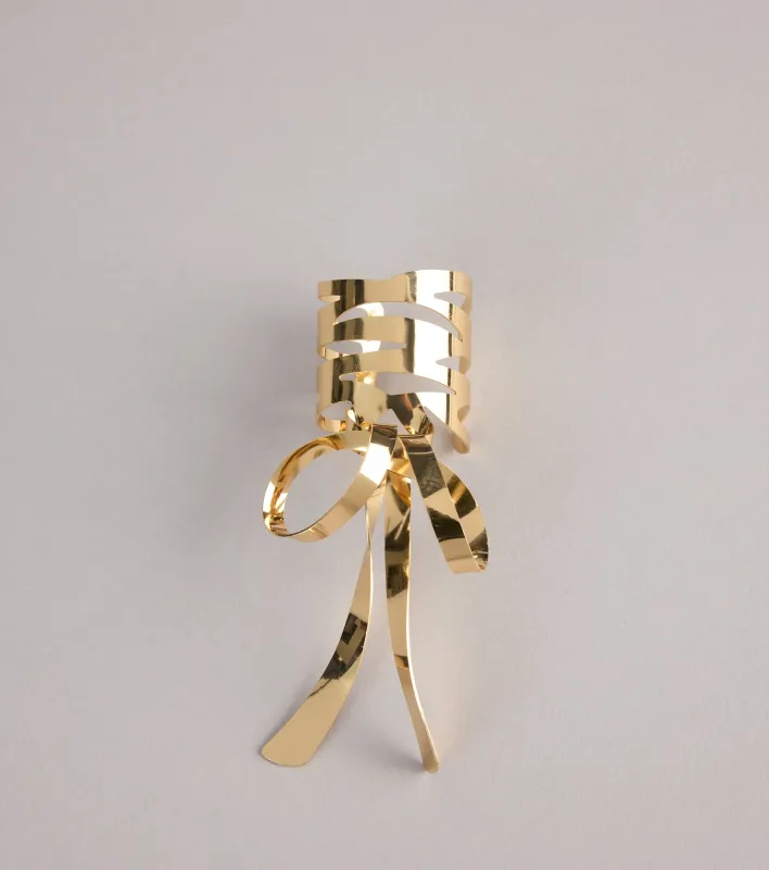 Golden Hour Knot Hair Pin sold by Windsor