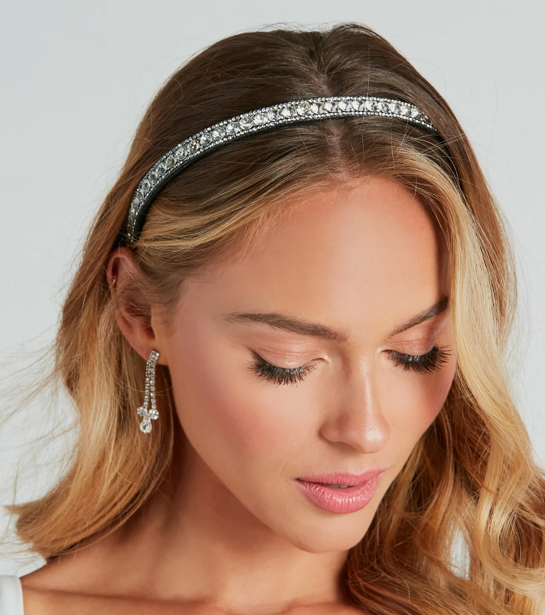 Glam Addition Rhinestone Headband sold by Windsor product image thumbnail 2