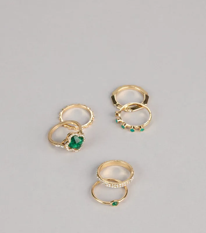 Chic Fortune Five-Pack Ring Set sold by Windsor
