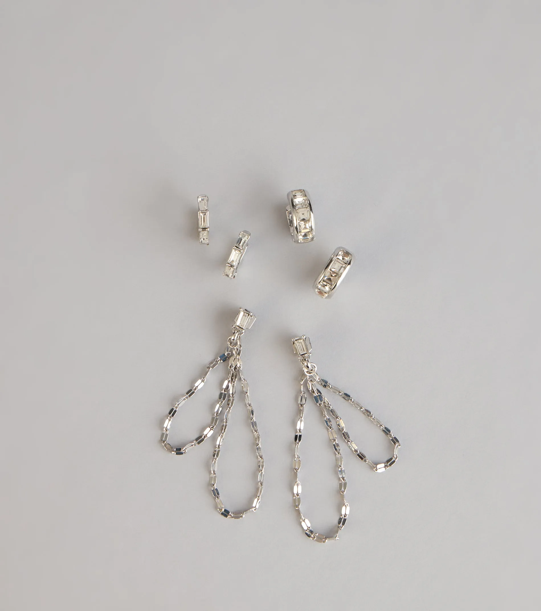 Triple Shine Earring Set sold by Windsor