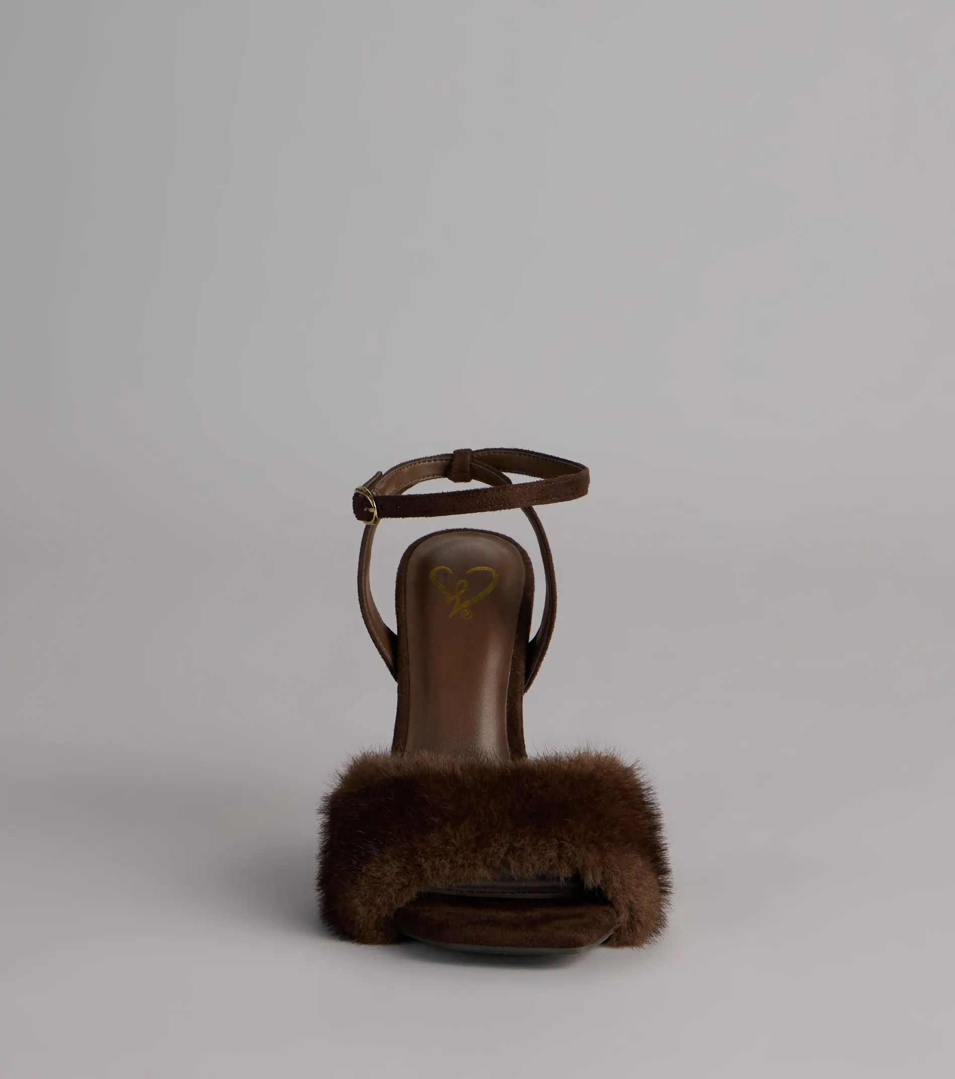 Fluff Talk Faux Suede Stiletto Heels sold by Windsor product image thumbnail 4