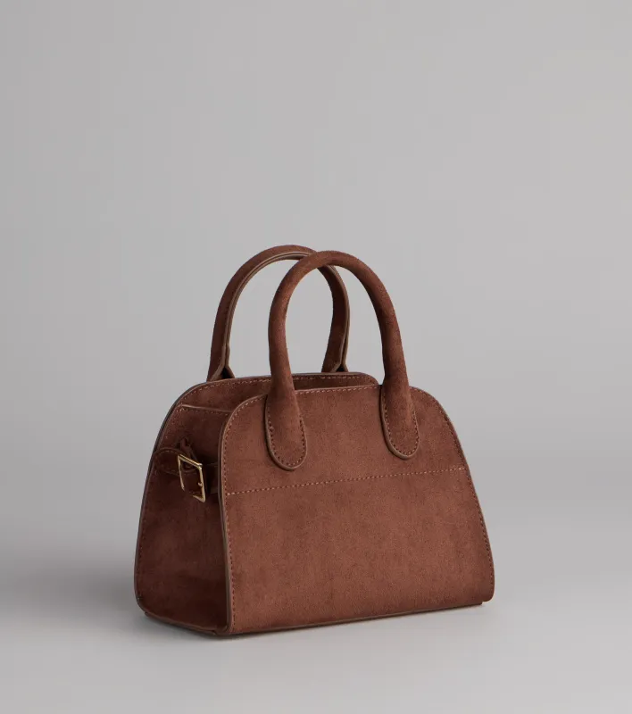 Mini Moment Faux Suede Tote Bag sold by Windsor