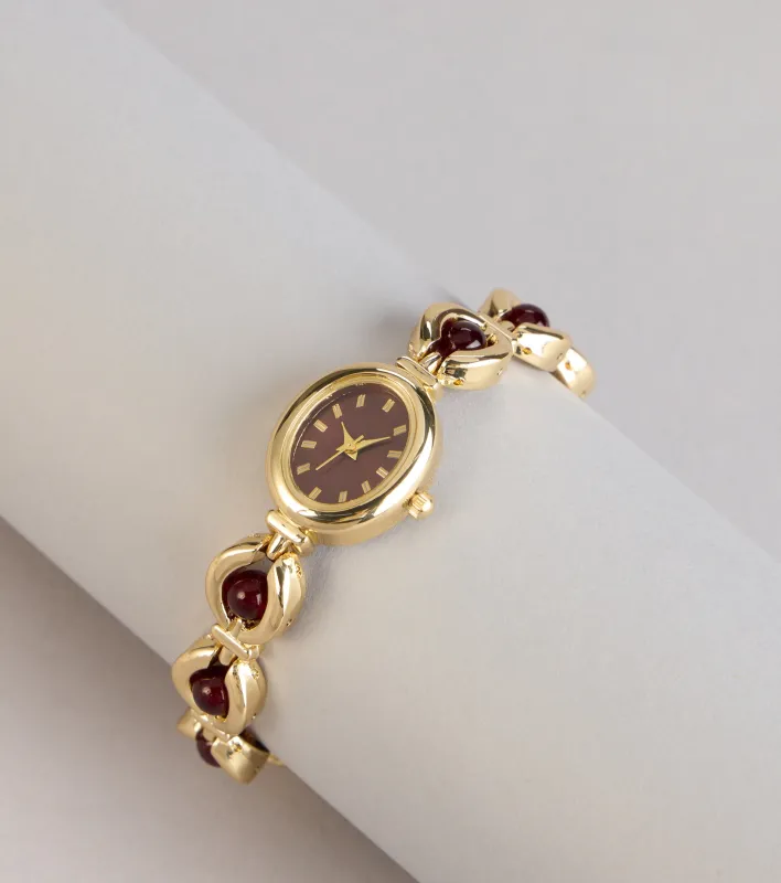 Effortless Chic Beaded Chain Watch sold by Windsor