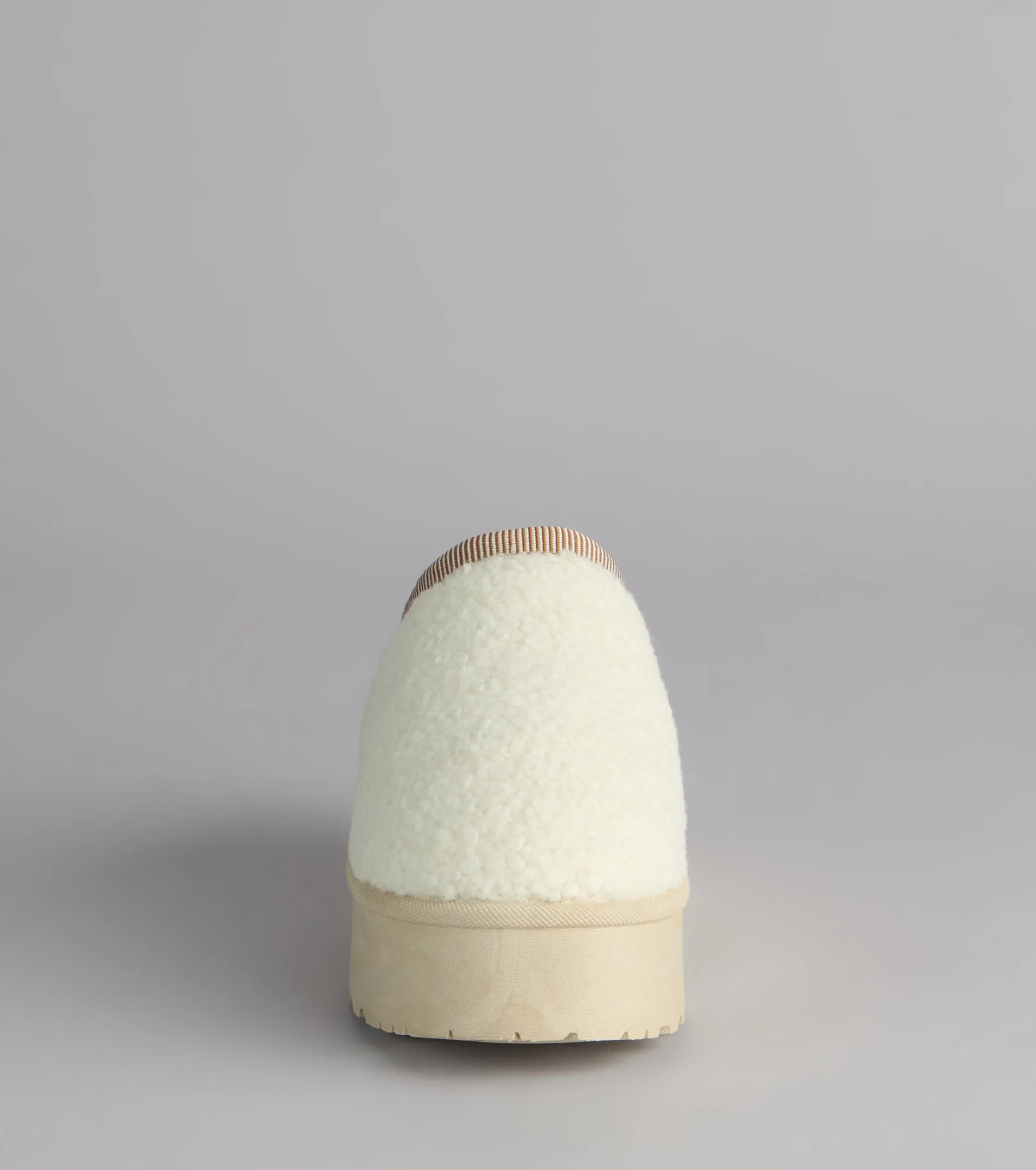 Cloud Club Faux Sherpa Platform Slippers sold by Windsor product image thumbnail 3