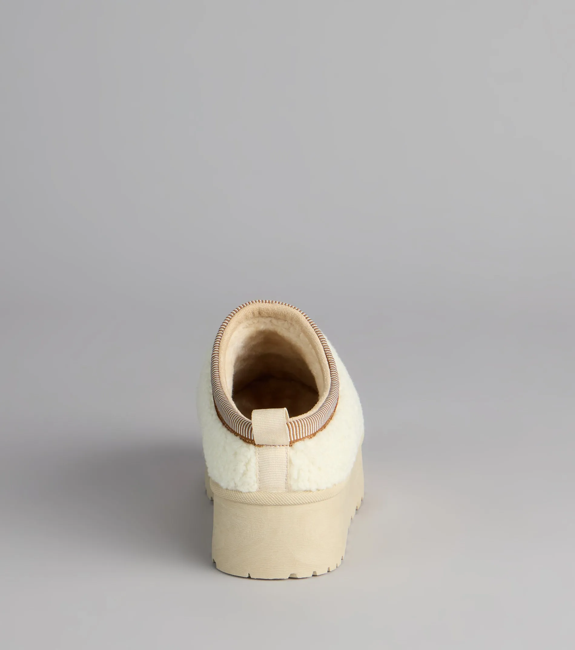 Cloud Club Faux Sherpa Platform Slippers sold by Windsor product image thumbnail 4